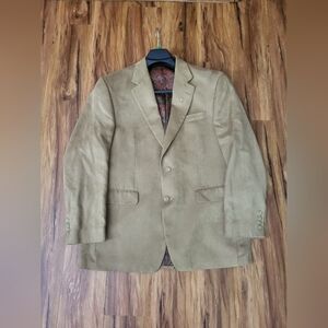 Vintage Lauren Ralph Lauren Blazer, Coat For Men, Tan, Size 40R, 100% Polyester